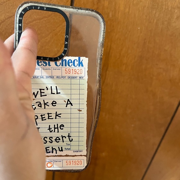 Defect Casetify iPhone 13 Pro Phone Case Guest Check - Picture 2 of 8